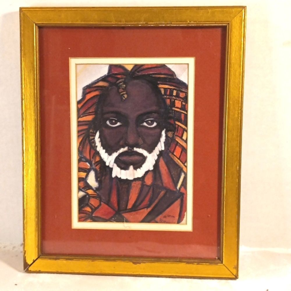 Portrait of a Man Framed Art 11 X 9